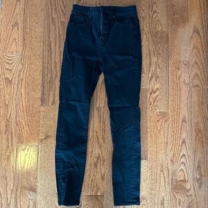 Madewell Curvy High-Waisted Black Jeans